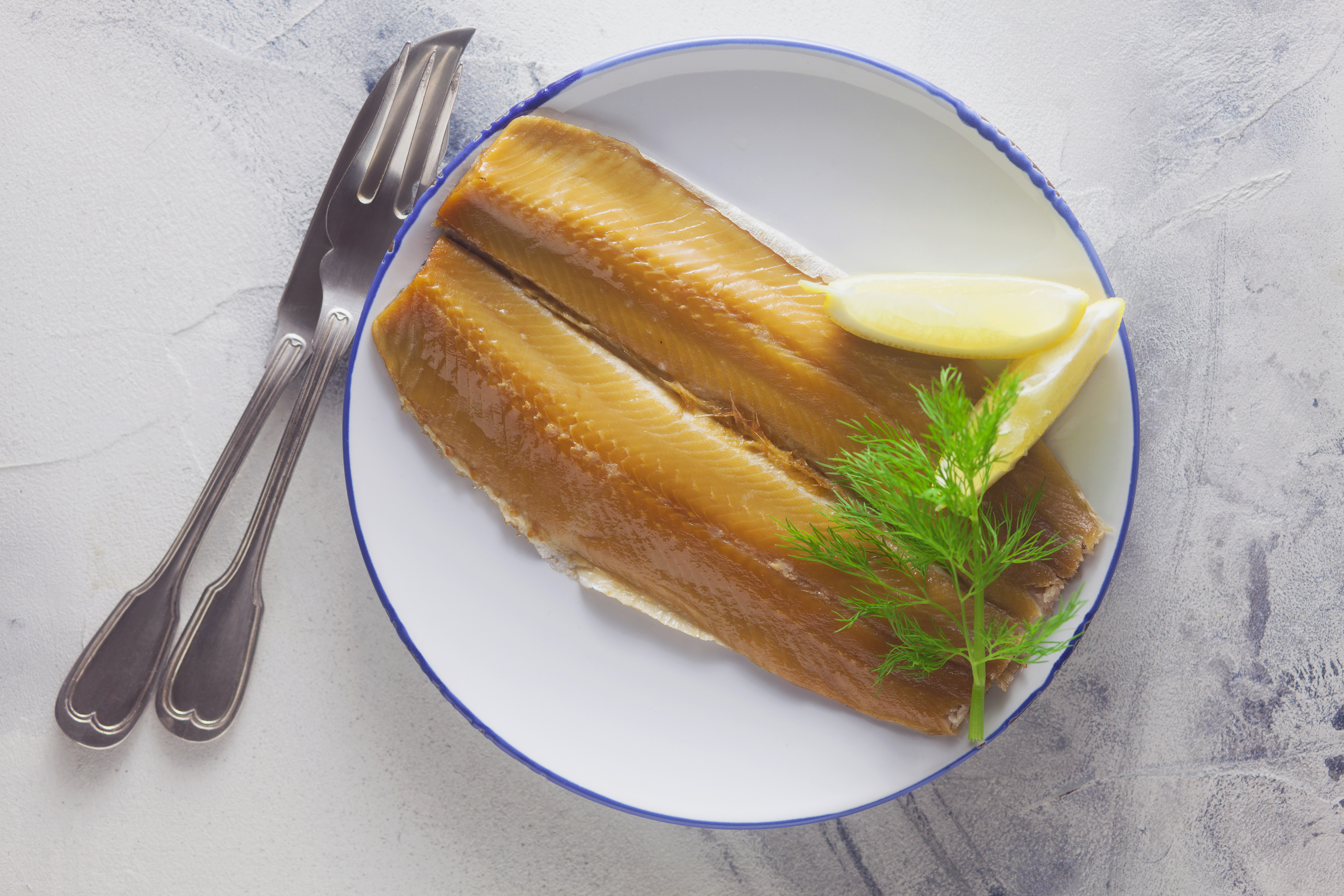 Bücklingsfilet (Bornholmer), geräuchert, tiefgekühlt, 1kg Kiste